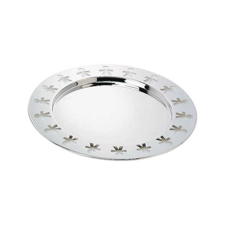 Alessi Girotondo Rundt Fad Stål Alessi Girotondo Rundt Fad Stål