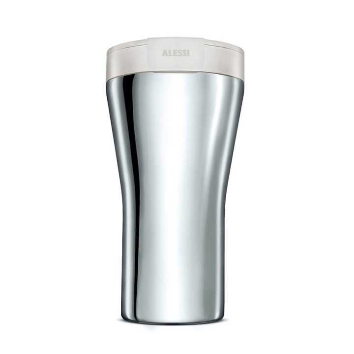 Alessi Caffa Rejsekrus 0,4L Hvid Alessi Caffa Rejsekrus 0,4L Hvid