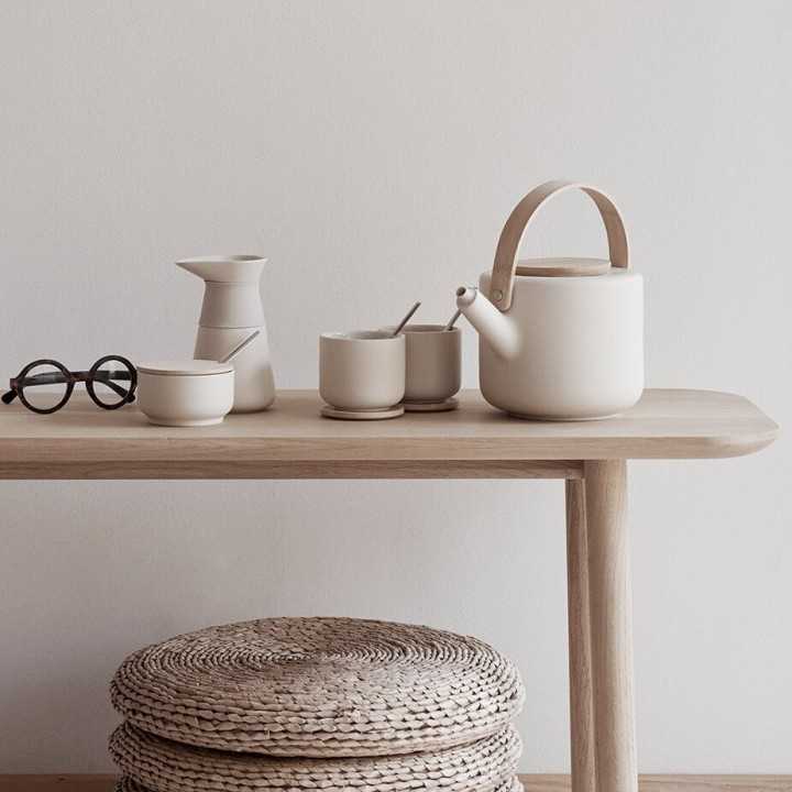 Stelton Theo Krus Inkl. Coaster 1 stk Sand Stelton Theo Krus Inkl. Coaster 1 stk Sand