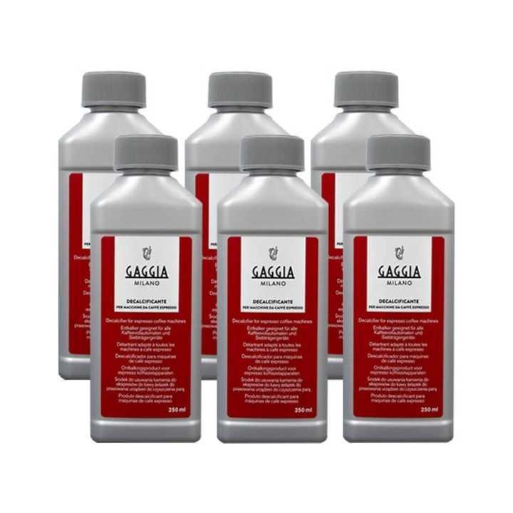 Gaggia afkalkning 6x250 ml. Gaggia afkalkning 6x250 ml.