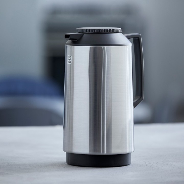Tiger Thermos jug - Matte steel