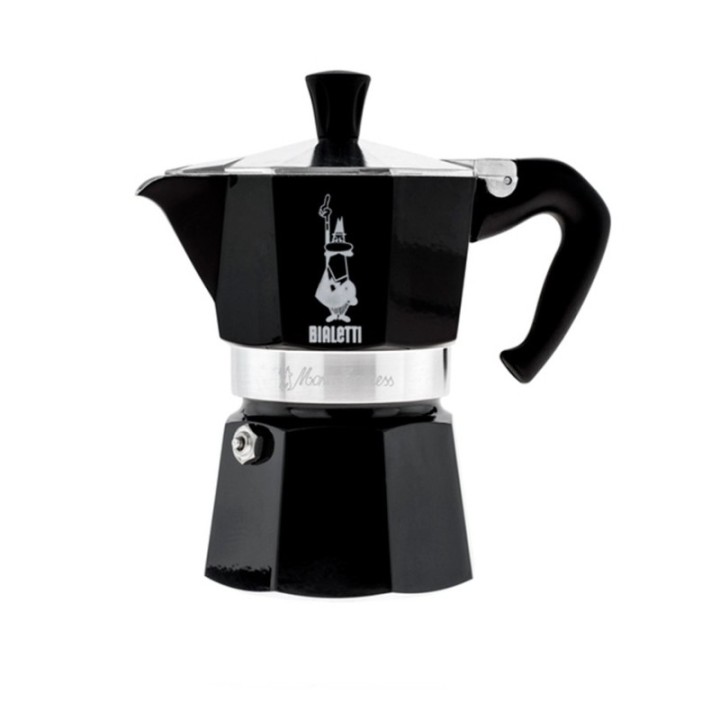 Bialetti Moka Express 3-Cup Espresso Pot Black