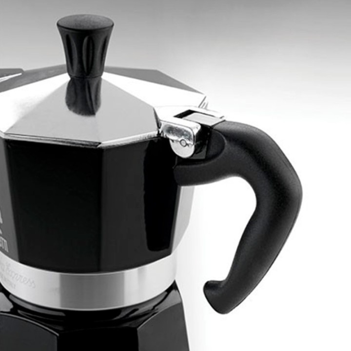 Bialetti Moka Express 3-Cup Espresso Pot Black
