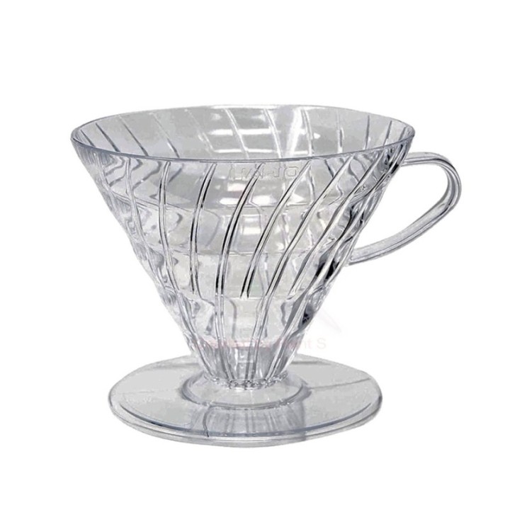 Hario Cup Dripper V60 Clear Plastic 1 Cup.