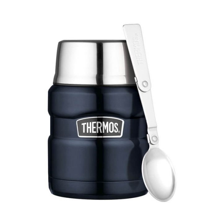 Thermos King Food Thermos Bottle 0.47 L Dark Blue