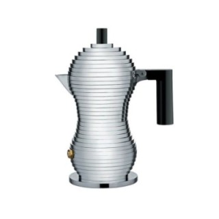 Alessi Pulcina 1-Cup Espresso Pot Black