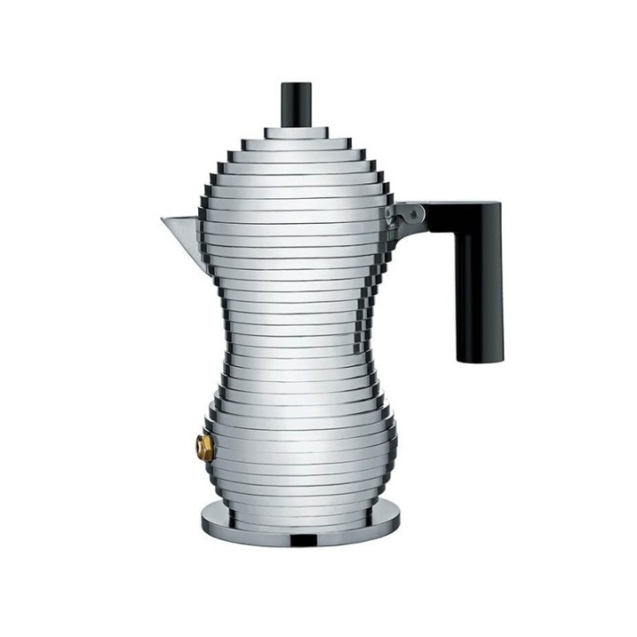 Alessi Pulcina 1-Cup Espresso Pot Black