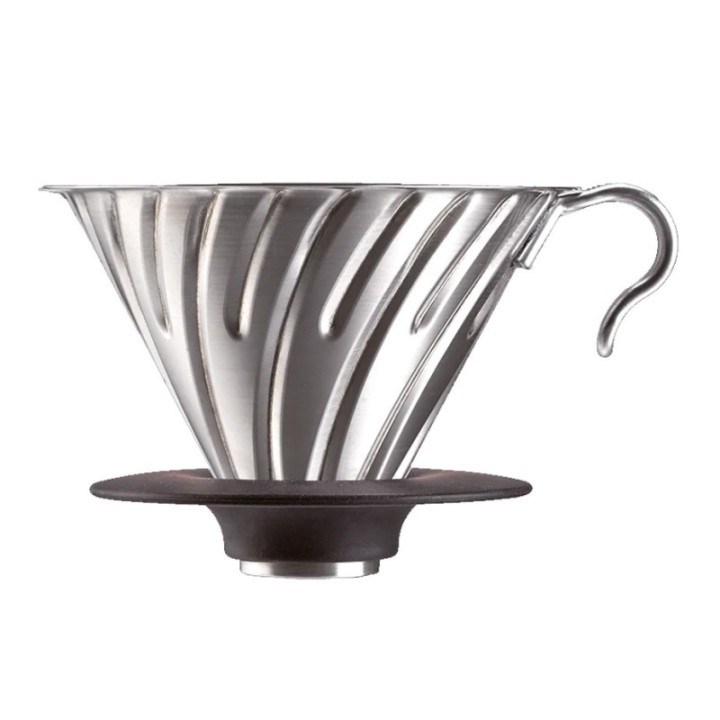 Hario V60 Metal Dripper Steel 2 Cup.