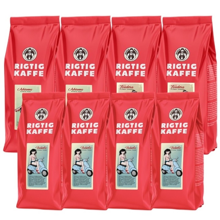 Rigtig Kaffe Italian Mix Pack 6kg