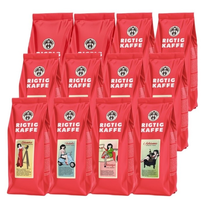 Rigtig Kaffe Mixed pack 8kg