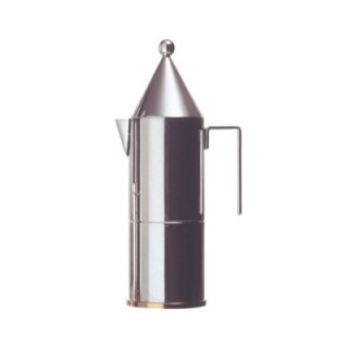 Alessi La Conica 3-Cup Espresso Pot, Steel