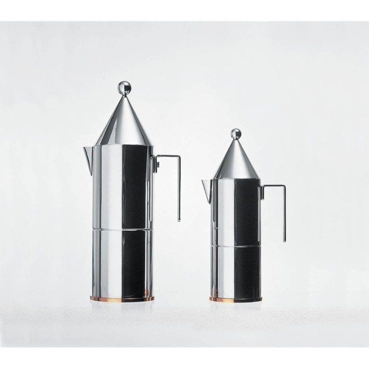 Alessi La Conica 3-Cup Espresso Pot, Steel