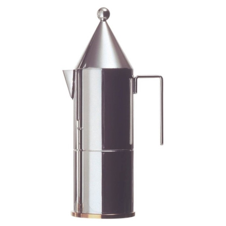 Alessi La Conica 6-Cup Espresso Pot Steel