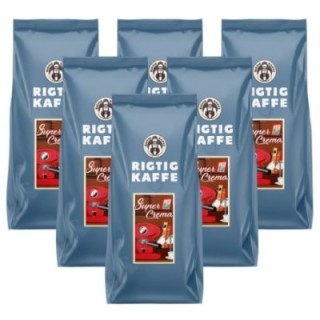 Rigtig Kaffe Super Crema 6kg Whole coffee beans