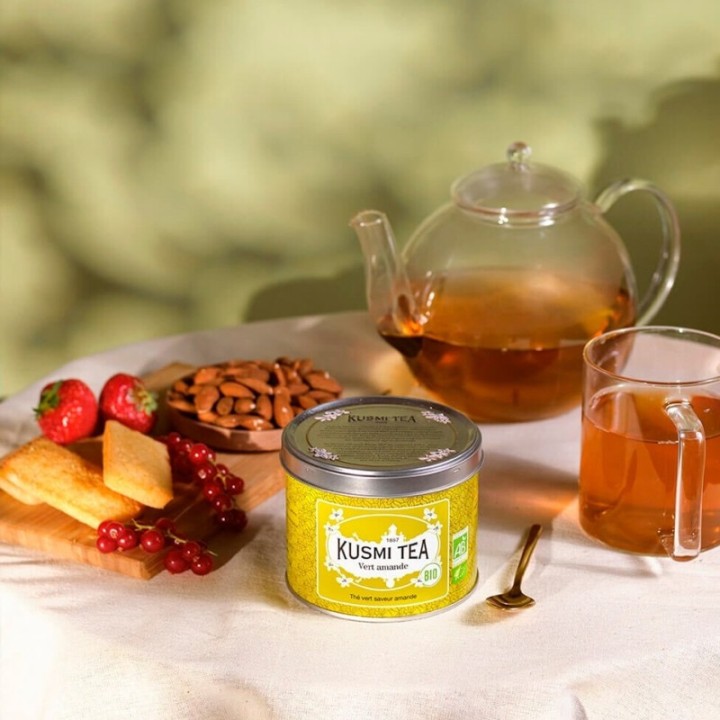 Kusmi Organic Almond Green Tea 100 g
