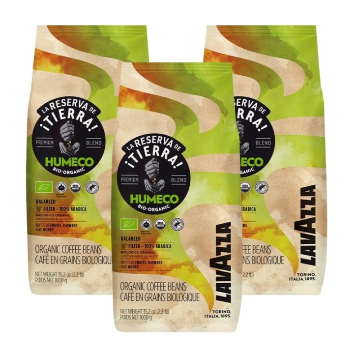 Lavazza La Reserva de Tierra Humeco Organic 3kg Whole coffee beans