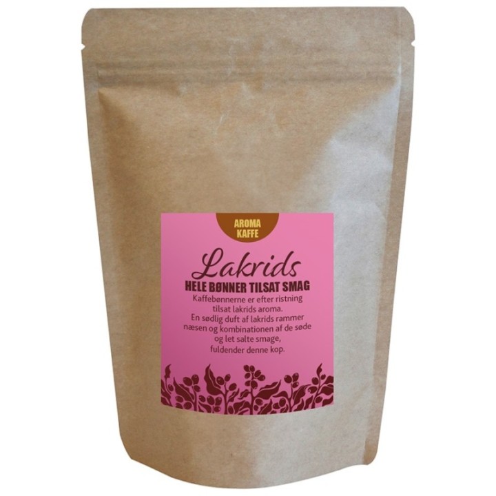 Licorice-flavored coffee 225 g whole coffee beans