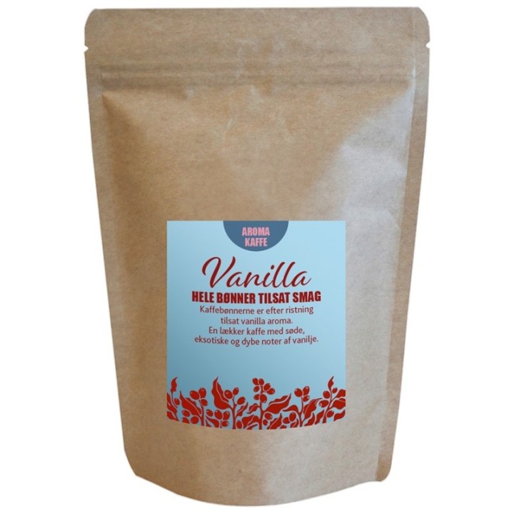 Vanilla Flavored Coffee 225g Whole Coffee Beans
