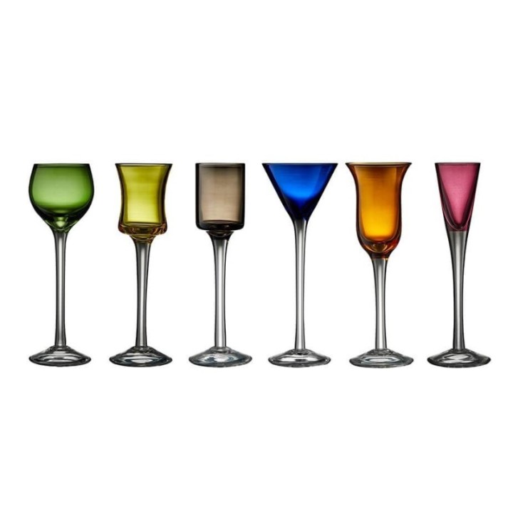 Lyngby shot glasses, 6 pcs