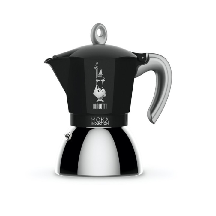 Bialetti Moka Induction 2-Cup Espresso Pot Black