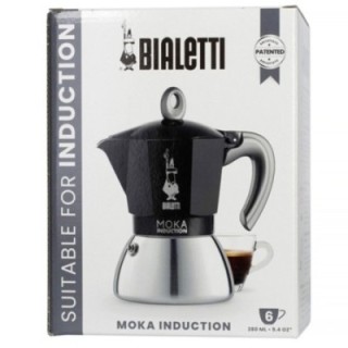 Bialetti Moka Induction 6 Cup. Espresso pot Black