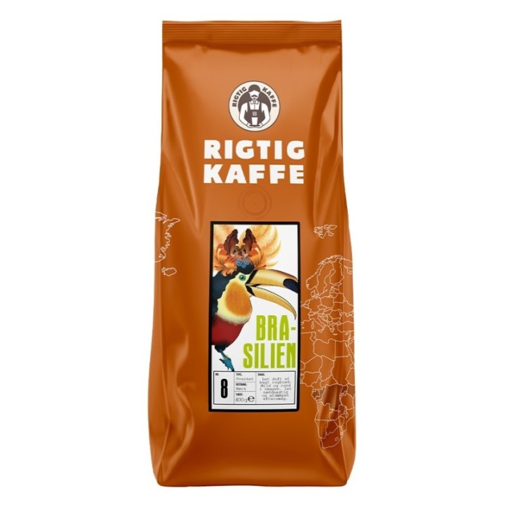 Rigtig Kaffe Brazil No. 8 - 400g Whole coffee beans