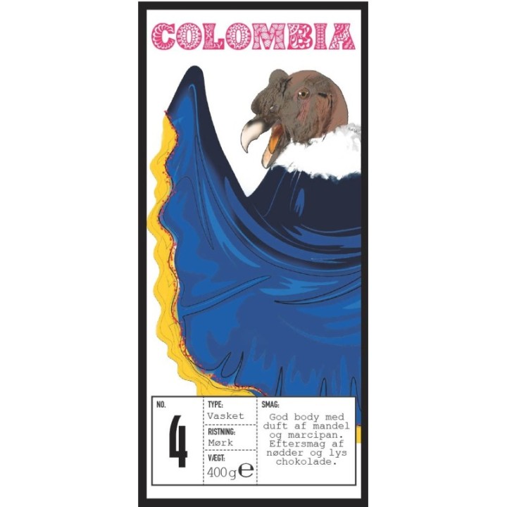 Rigtig Kaffe Colombia No. 4 - 7x400g Whole coffee beans