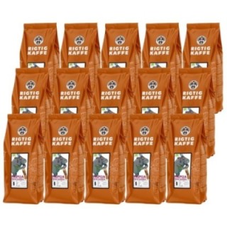 Rigtig Kaffe Papua New Guinea No. 6 - 15x400g Whole coffee beans