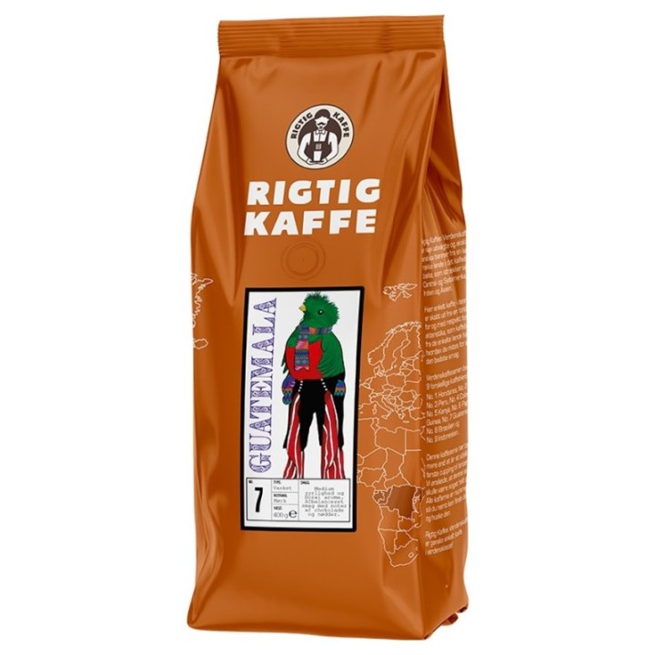 Rigtig Kaffe Guatemala No. 7 - 7x400g Whole coffee beans
