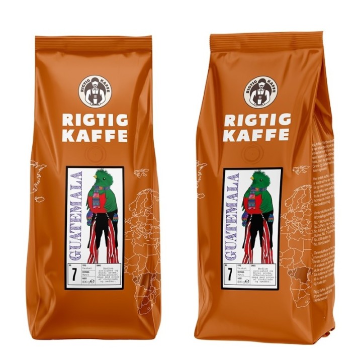 Rigtig Kaffe Guatemala No. 7 - 7x400g Whole coffee beans