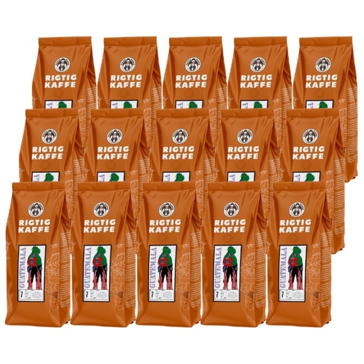 Rigtig Kaffe Guatemala No. 7 - 15x400g Whole coffee beans