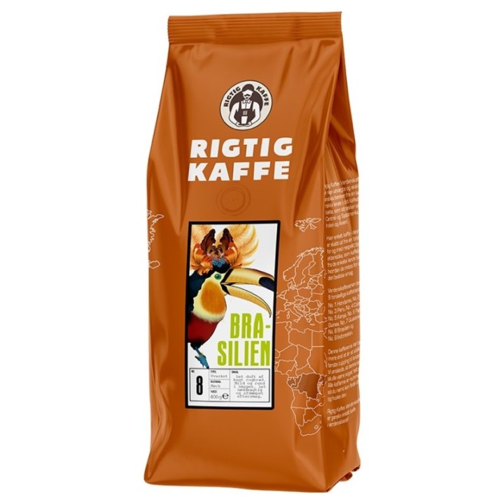 Rigtig Kaffe Brazil No. 8 - 15x400g Whole coffee beans