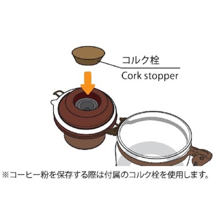 Hario Canister Manual Coffee Grinder CMHN-4