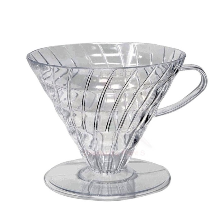 Hario Cup Dripper V60 Clear Plastic 2-Cup.