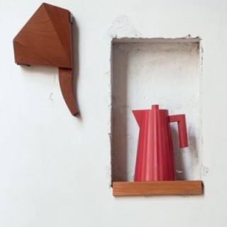 Alessi Plissé Electric Kettle 1.7 L Red