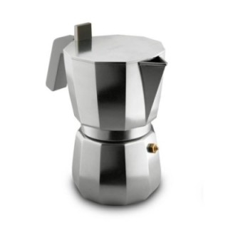 Alessi Moka Induction 9-Cup Espresso Pot Aluminum