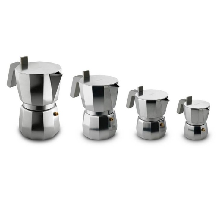 Alessi Moka Induction 9-Cup Espresso Pot Aluminum