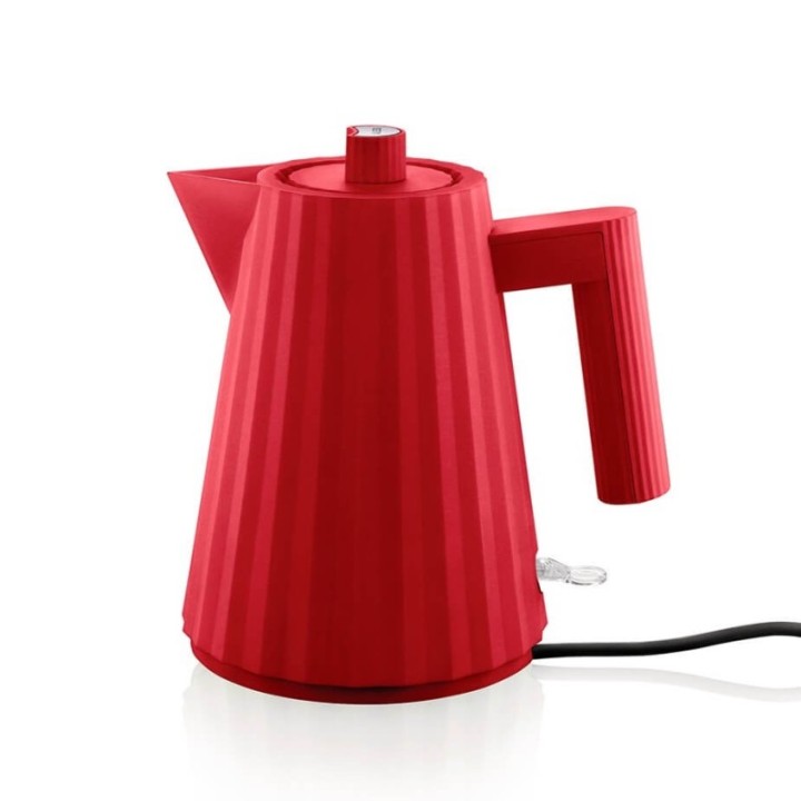 Alessi Plissé Electric Kettle 1 L Red