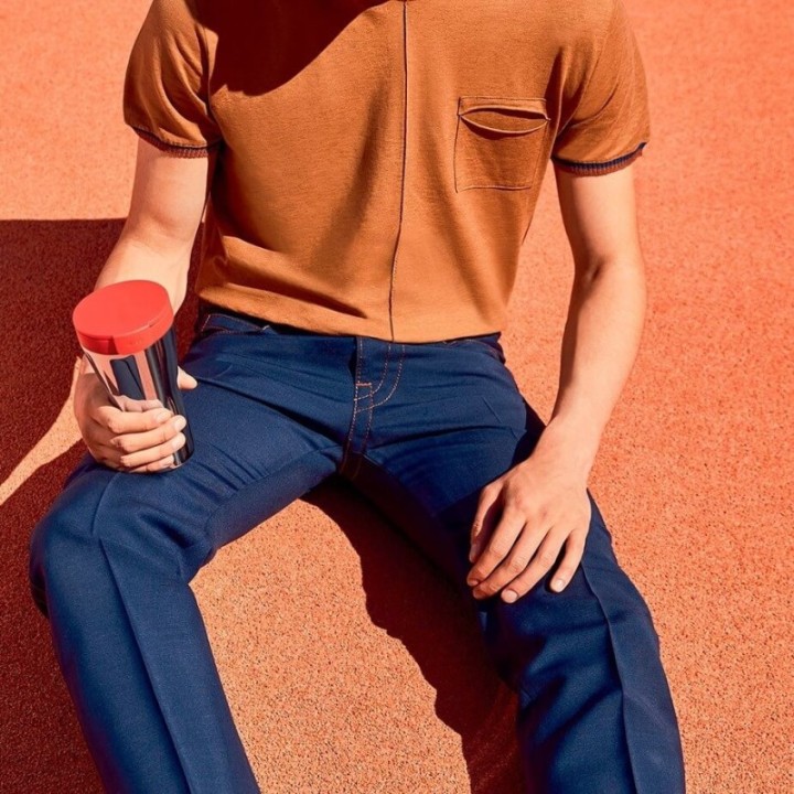 Alessi Caffa Travel Mug 0.4 L Red