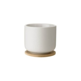Stelton Theo Mug incl. coaster 1 pc Sand
