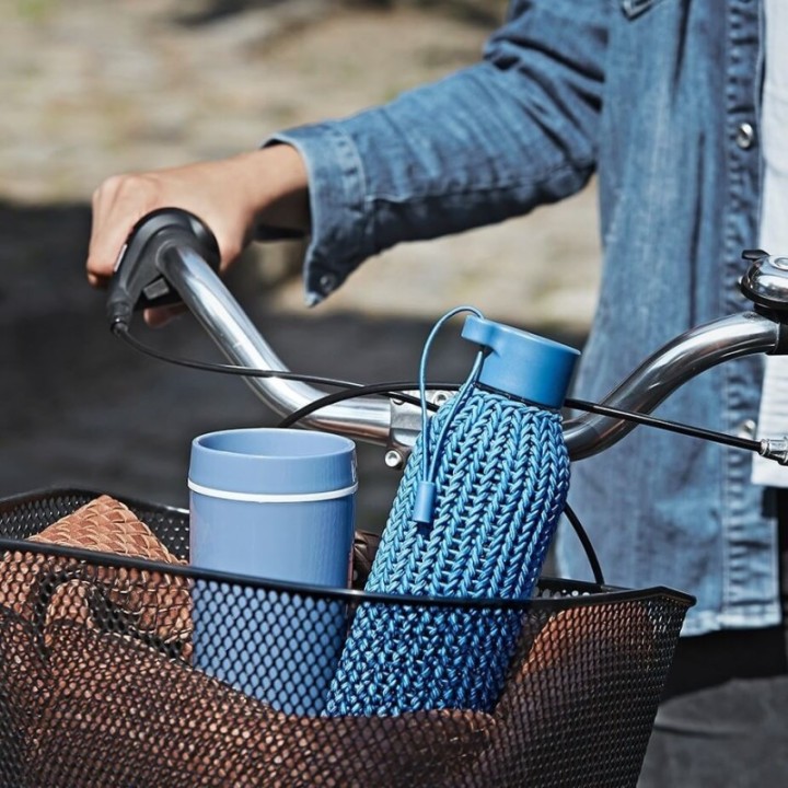 RIG-TIG Catch-It Drinking Bottle 0.6 L Blue