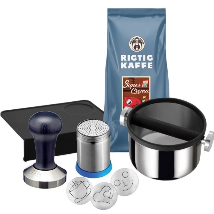 Barista package 58 mm including 1 kg Super Crema