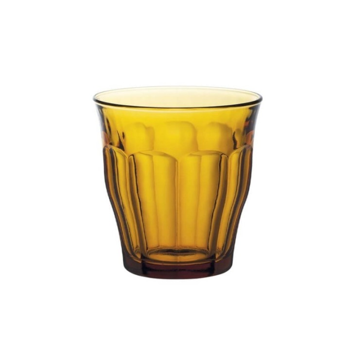 Duralex Picardie Café glass 25 cl Amber 6 pcs