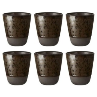 Aida RAW Insulated mug 25 cl 6 pcs Nordic Brown