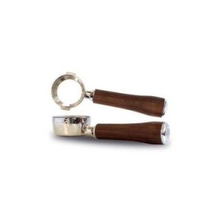 Ascaso Bottomless Portafilter - Walnut