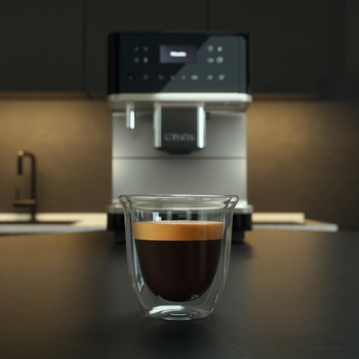 Miele CM 6360 MilkPerfection Obsidian Black CleanSteel Metallic