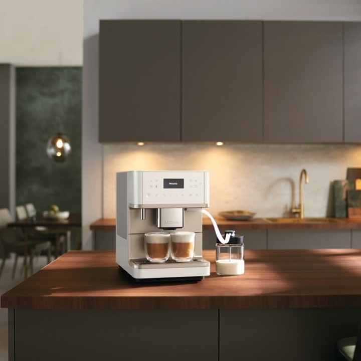 Miele CM 6360 MilkPerfection Lotus White Steel