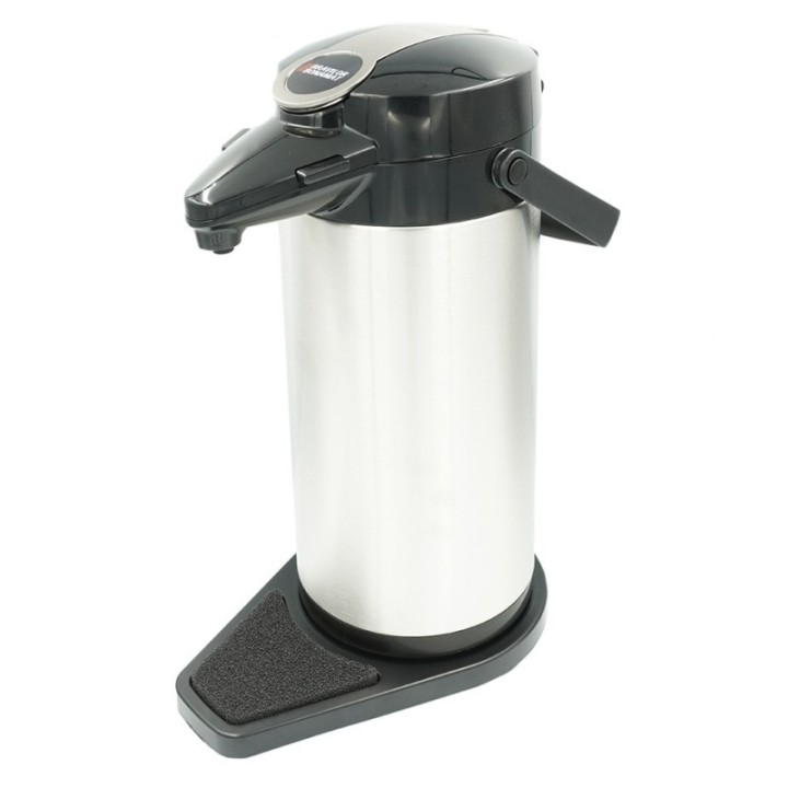 Bonamat Furento pump jug with glass insert, including drip tray