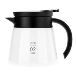 Hario V60-02 Stainless Steel Server 0.6 L White