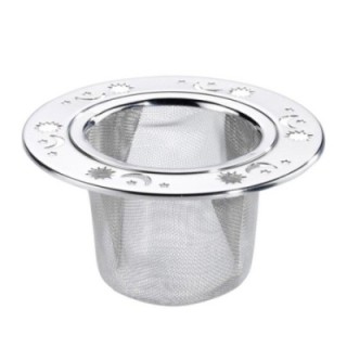 Reusable steel tea filter